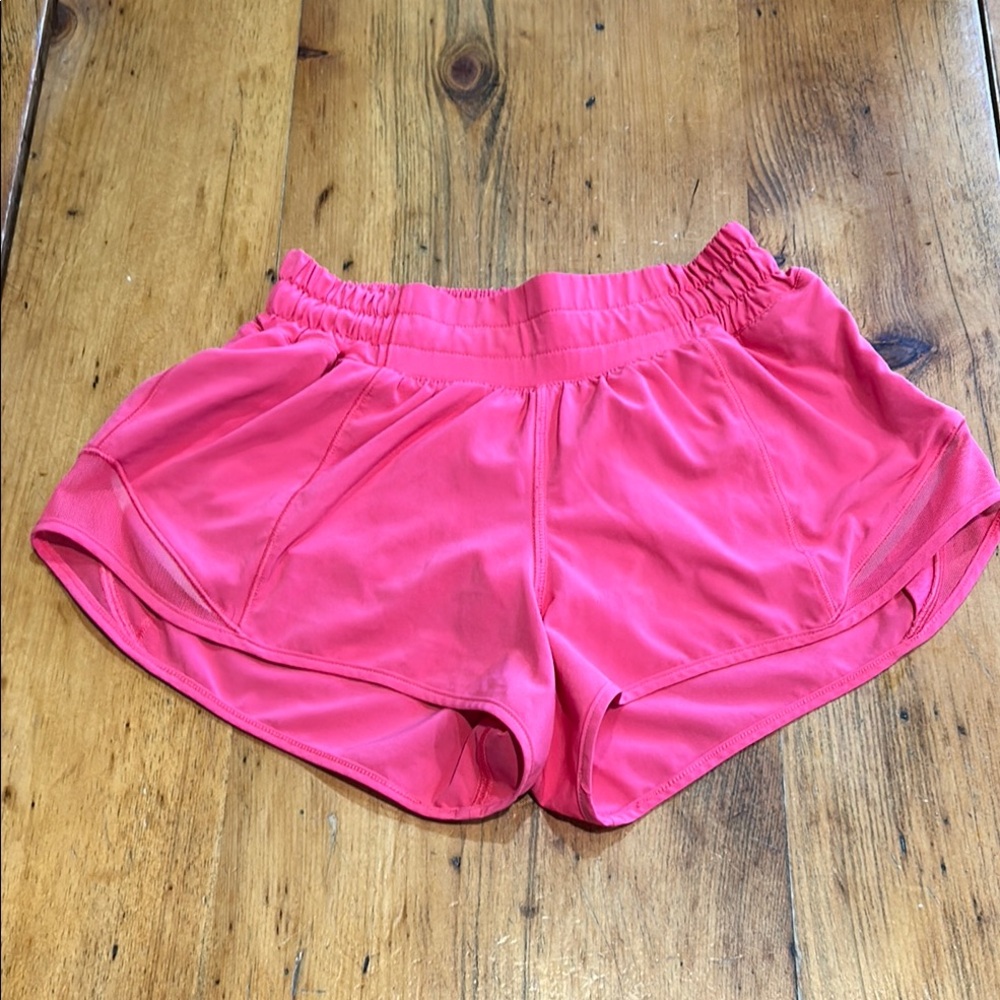 Lululemon Athletica Pink Athletic Shorts Lightweight Breathable Size 0